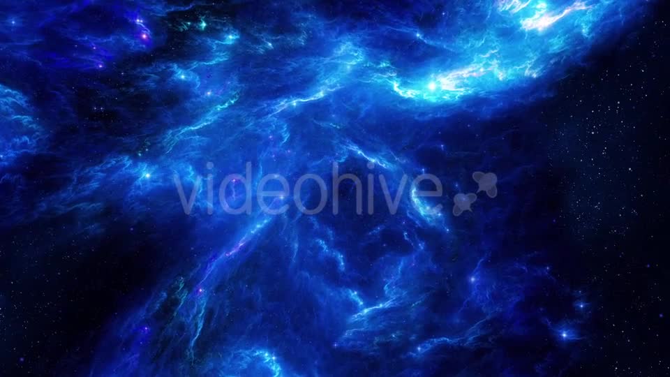 Bright Blue Tunnel of the Nebula in Space Videohive 20511433 Motion Graphics Image 1
