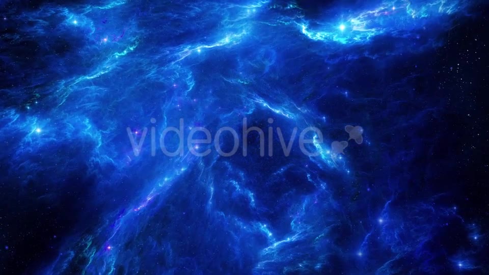 Bright Blue Tunnel of the Nebula in Space Videohive 20511433 Motion Graphics Image 2