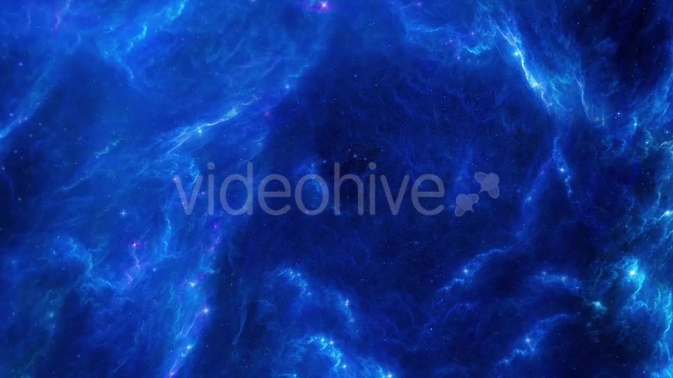 Bright Blue Tunnel of the Nebula in Space Videohive 20511433 Motion Graphics Image 6