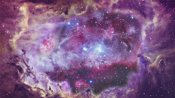 Bright Cosmic Nebula in an Endless Space - Videohive Download 19694598
