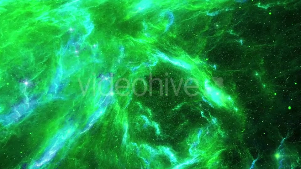 Bright Green Tunnel of the Nebula in Space Videohive 20545689 Motion Graphics Image 3