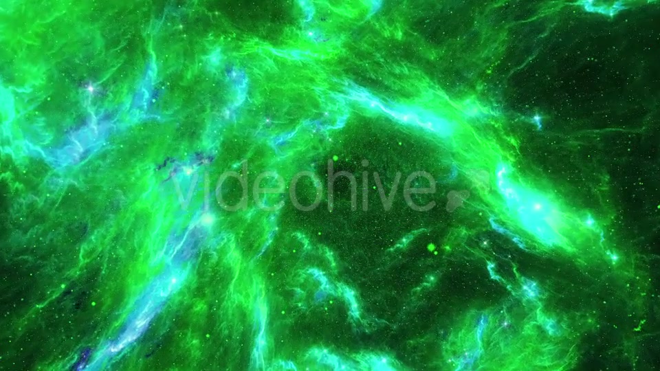 Bright Green Tunnel of the Nebula in Space Videohive 20545689 Motion Graphics Image 4