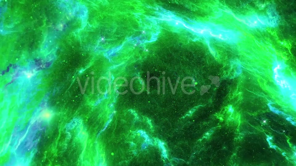 Bright Green Tunnel of the Nebula in Space Videohive 20545689 Motion Graphics Image 5