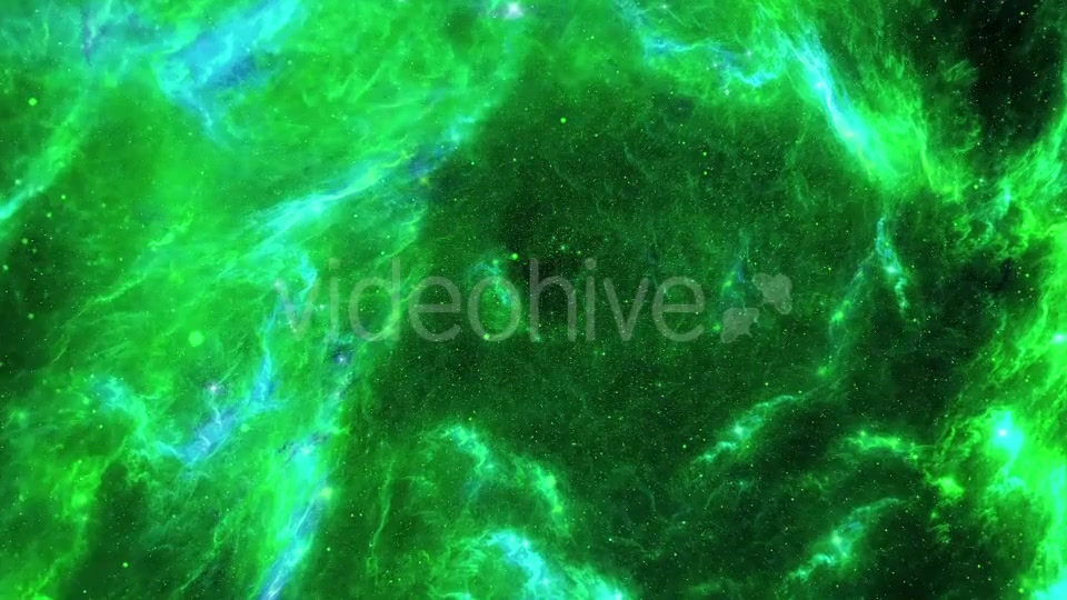 Bright Green Tunnel of the Nebula in Space Videohive 20545689 Motion Graphics Image 6