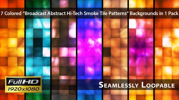 Broadcast Abstract Hi Tech Smoke Tile Patterns Pack 01 - Download 5723245 Videohive