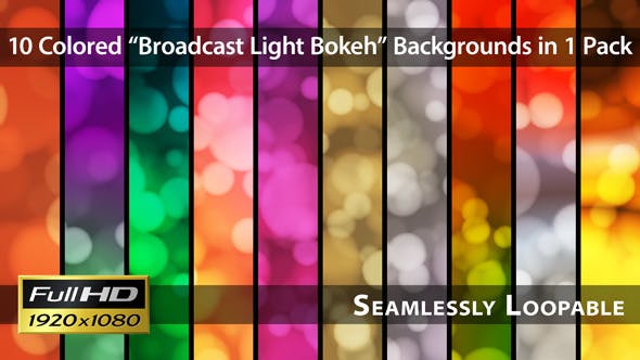 Broadcast Light Bokeh Pack 04 - 4008734 Videohive Download
