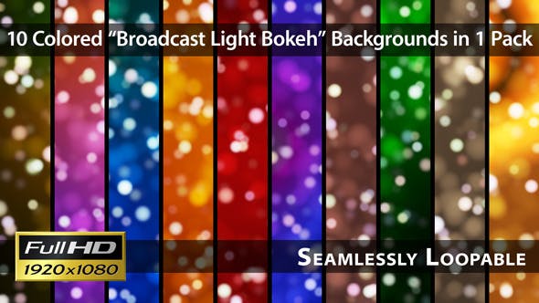 Broadcast Light Bokeh Pack 05 - 4086023 Download Videohive