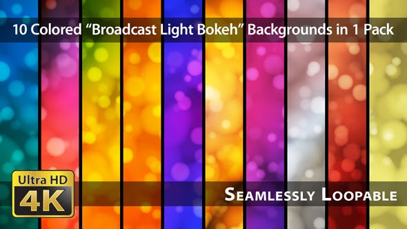 Broadcast Light Bokeh Pack 06 - Videohive 18871749 Download