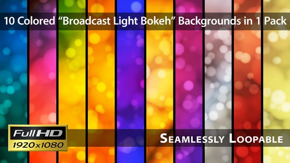 Broadcast Light Bokeh Pack 06 - Videohive Download 4114679