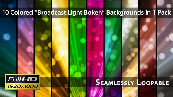 Broadcast Light Bokeh Pack 07 - Videohive Download 4252217