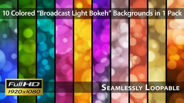 Broadcast Light Bokeh Pack 08 - Videohive Download 4615850