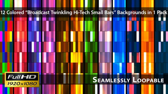 Broadcast Twinkling Hi Tech Small Bars Pack 03 - 3523565 Download Videohive
