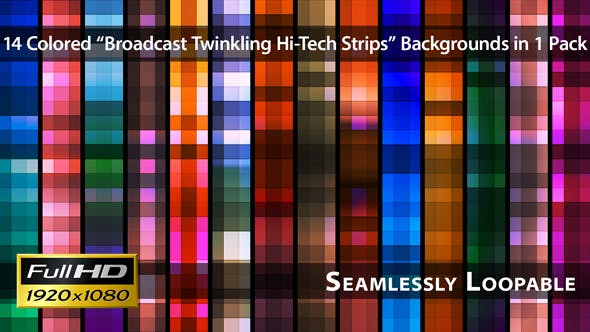 Broadcast Twinkling Hi Tech Strips Pack 03 - Download 3348350 Videohive