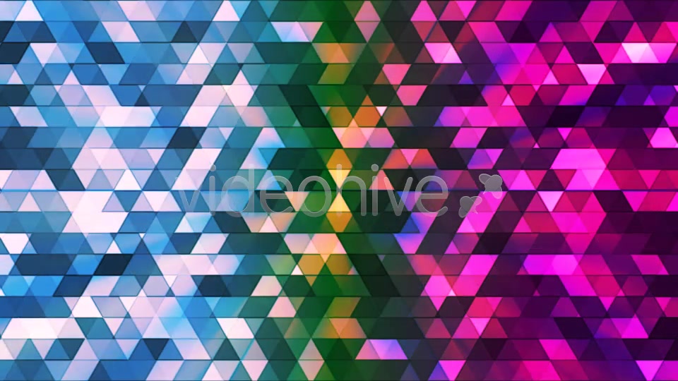 Broadcast Twinkling Polygon Hi Tech Triangles Pack 02 Videohive 3327646 Motion Graphics Image 3