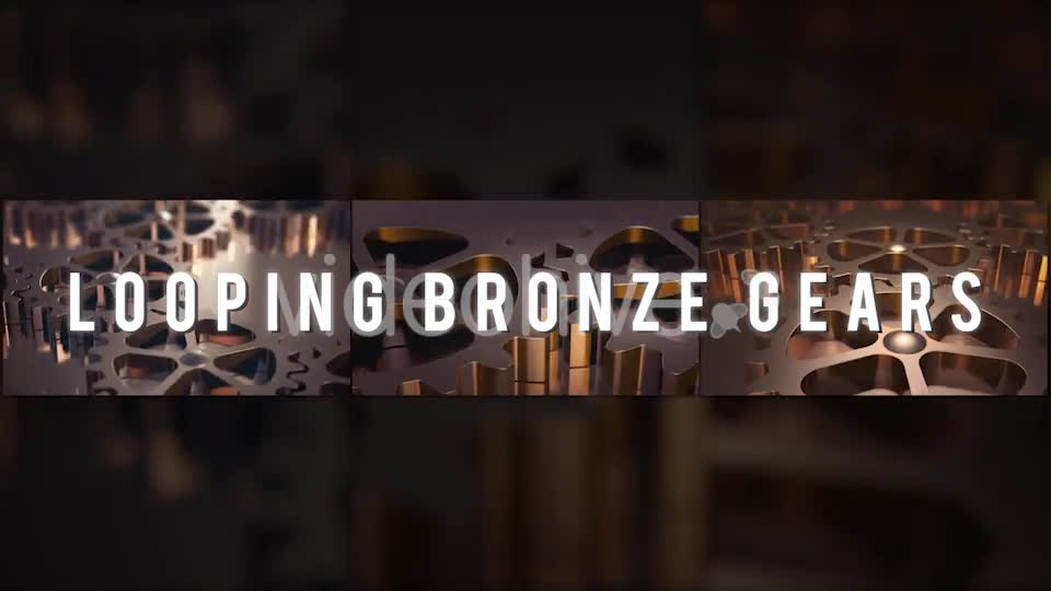 Bronze Gears Videohive 10535995 Motion Graphics Image 1