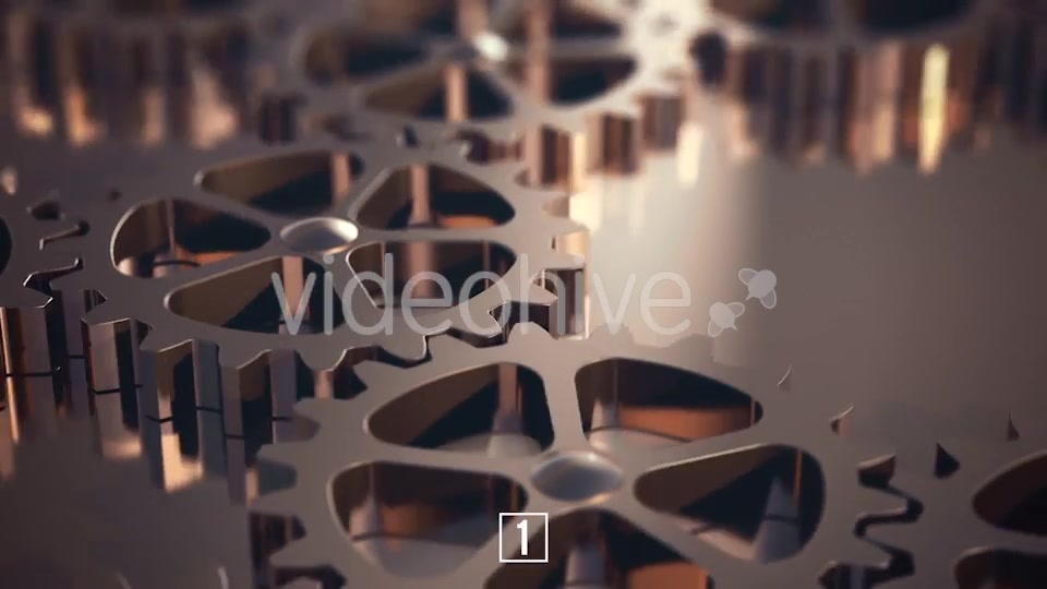 Bronze Gears Videohive 10535995 Motion Graphics Image 3