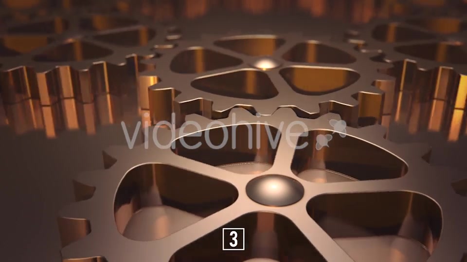 Bronze Gears Videohive 10535995 Motion Graphics Image 9