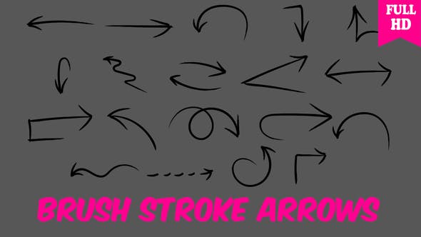 Brush Stroke Arrows - Videohive 21689620 Download