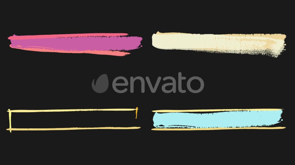 Brush Stroke Lower Thirds Videohive 24070405 Motion Graphics Image 2