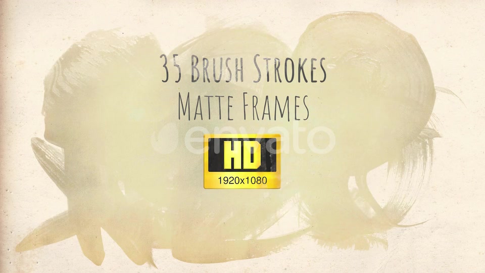 Brush Strokes – 35 HD Matte Frames Videohive 24174931 Motion Graphics Image 13