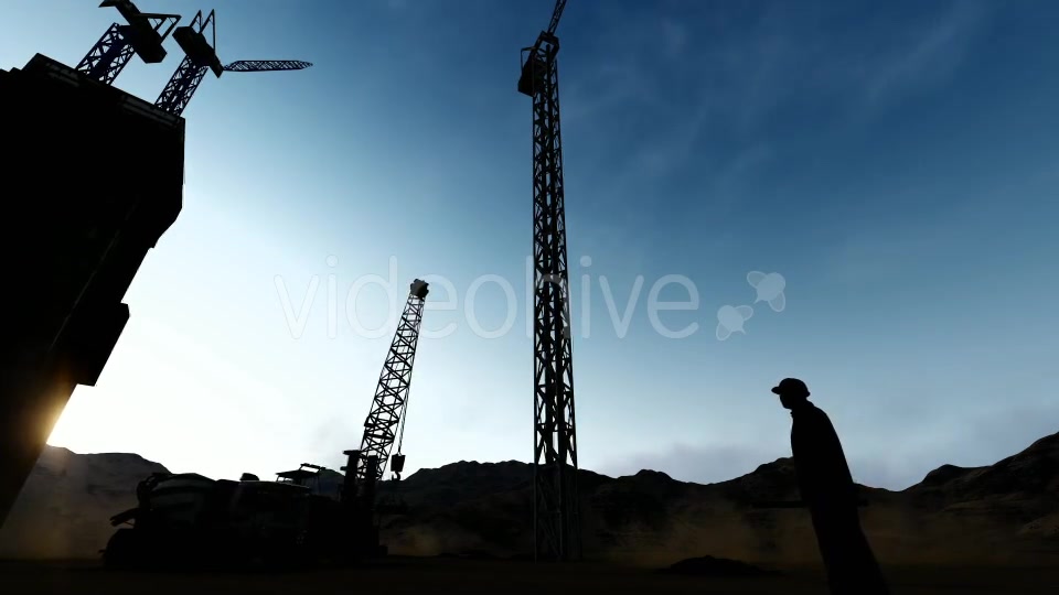 Building Construction and Crane Videohive 19730021 Motion Graphics Image 3