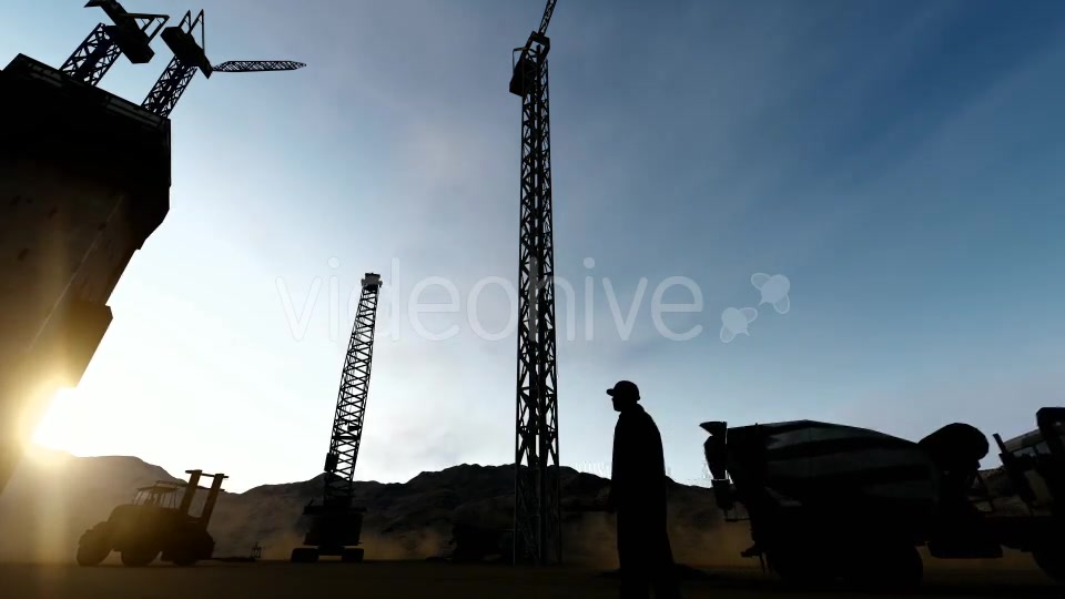 Building Construction and Crane Videohive 19730021 Motion Graphics Image 6