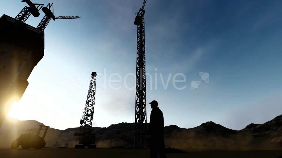 Building Construction and Crane Videohive 19730021 Motion Graphics Image 7