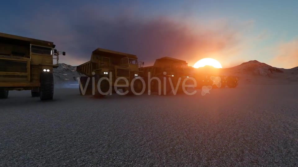 Building Construction Truck Sunset Videohive 19724257 Motion Graphics Image 3