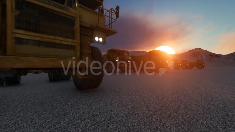 Building Construction Truck Sunset Videohive 19724257 Motion Graphics Image 5