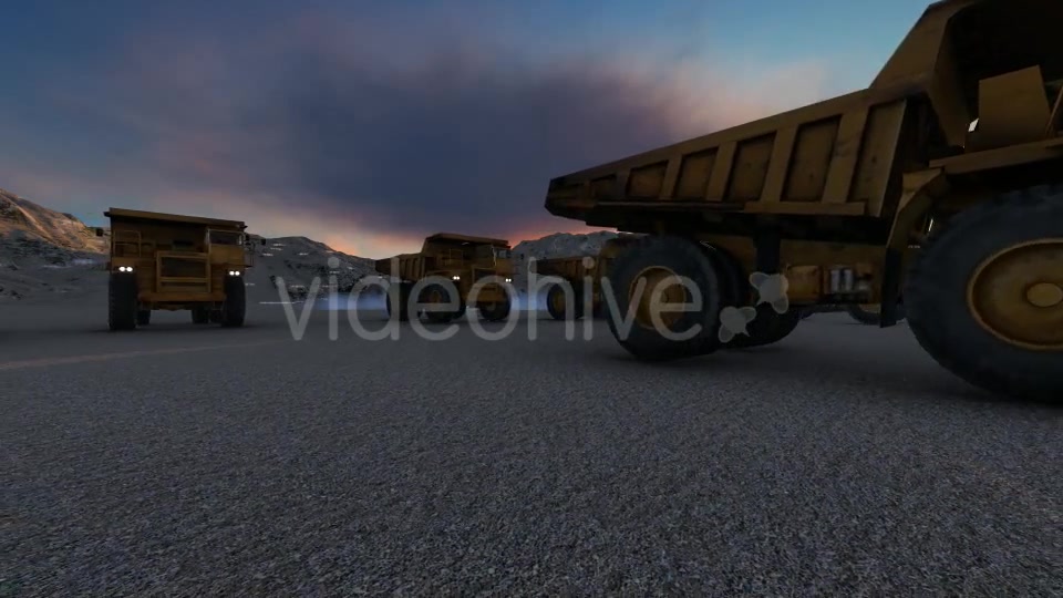 Building Construction Truck Sunset Videohive 19724257 Motion Graphics Image 8