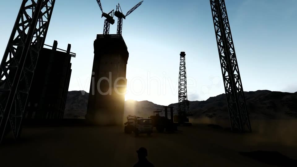 Building Construction zone and Worker Videohive 19730008 Motion Graphics Image 3