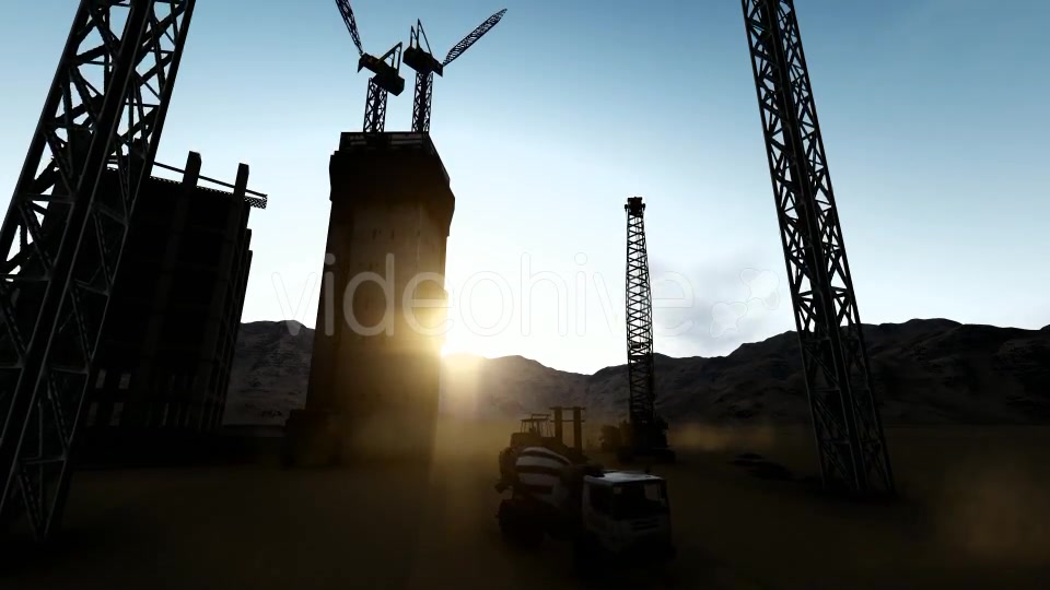 Building Construction zone and Worker Videohive 19730008 Motion Graphics Image 4