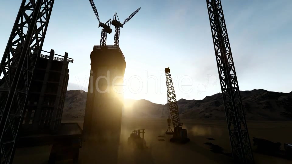 Building Construction zone and Worker Videohive 19730008 Motion Graphics Image 7