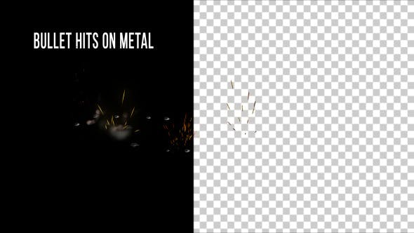 Bullet Hits on Metal - Videohive Download 18317967
