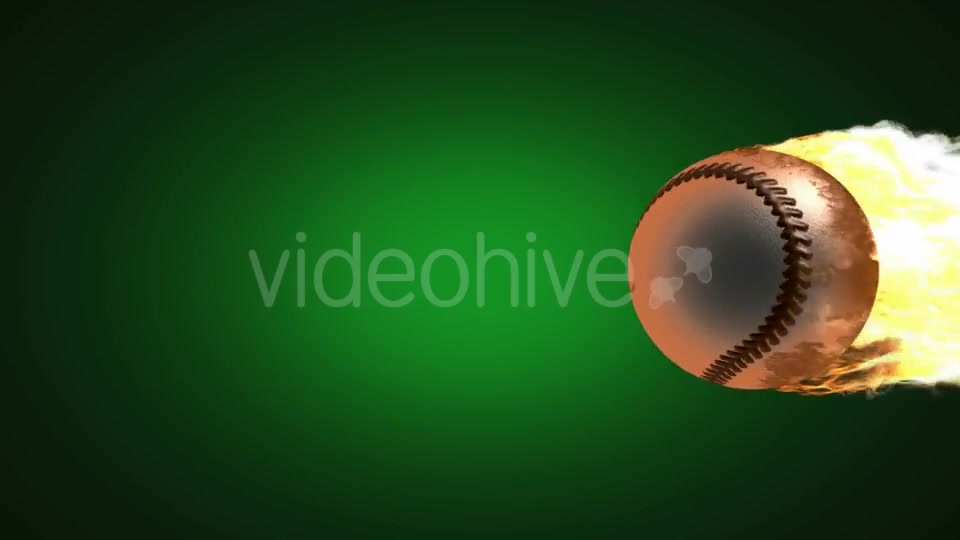 Burning Baseball Ball Videohive 19607366 Motion Graphics Image 2