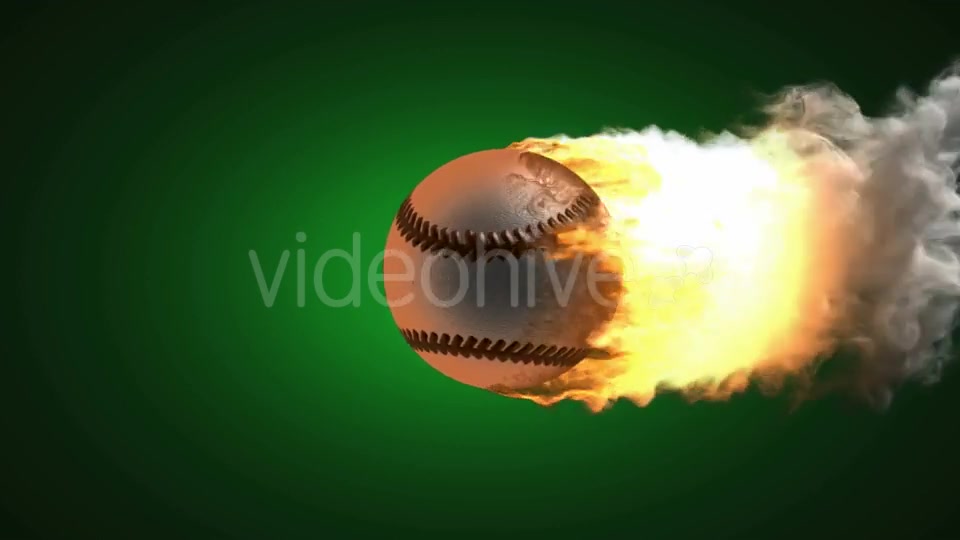Burning Baseball Ball Videohive 19607366 Motion Graphics Image 3