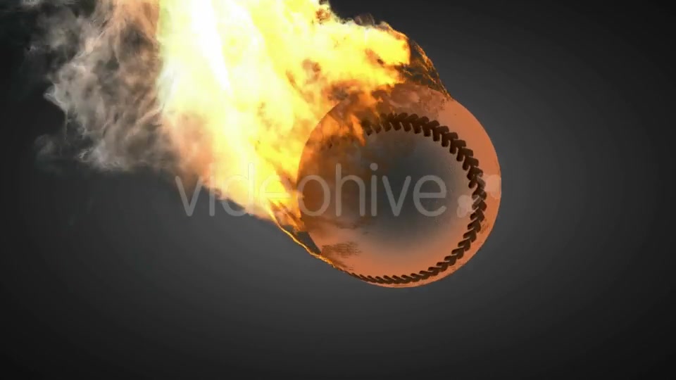 Burning Baseball Ball Videohive 18562060 Motion Graphics Image 4