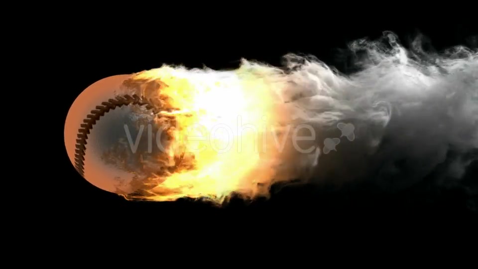 Burning Baseball Ball Videohive 19784766 Motion Graphics Image 4