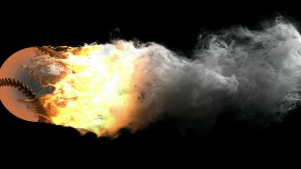 Burning Baseball Ball - Download Videohive 19784766