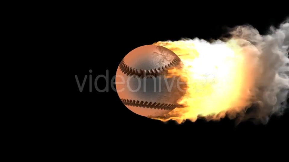 Burning Baseball Ball with Alpha Channel Videohive 19022430 Motion Graphics Image 3