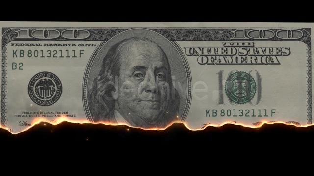 Burning Dollar Videohive 6031922 Motion Graphics Image 4