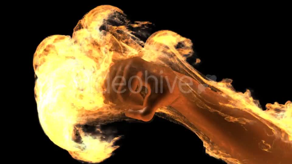 Burning Fist with Alpha Channel Videohive 19027811 Motion Graphics Image 1