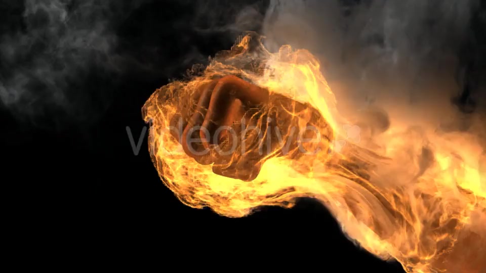 Burning Fist with Alpha Channel Videohive 19027811 Motion Graphics Image 4