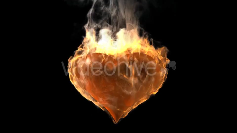 Burning Heart with Alpha Channel Videohive 19027557 Motion Graphics Image 4