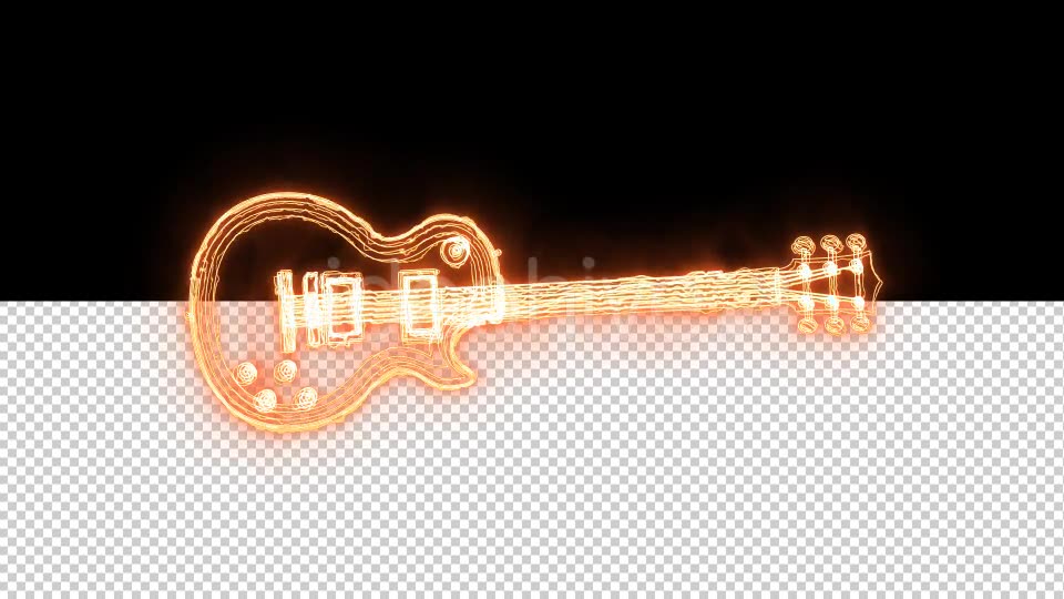Burning Jazz Guitar Videohive 16271027 Motion Graphics Image 2