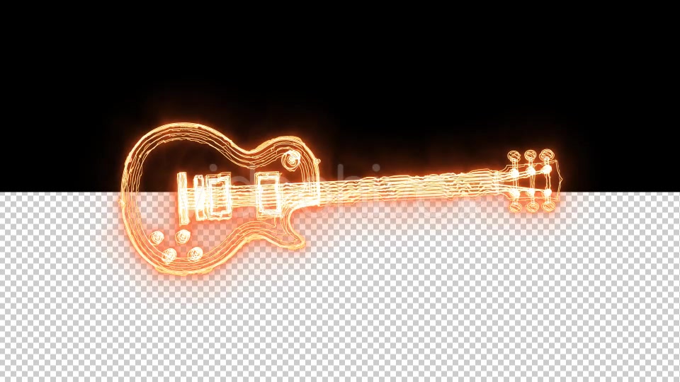 Burning Jazz Guitar Videohive 16271027 Motion Graphics Image 3