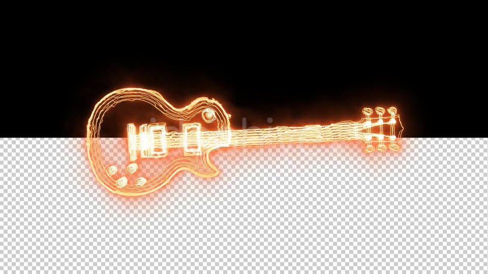 Burning Jazz Guitar Videohive 16271027 Motion Graphics Image 5