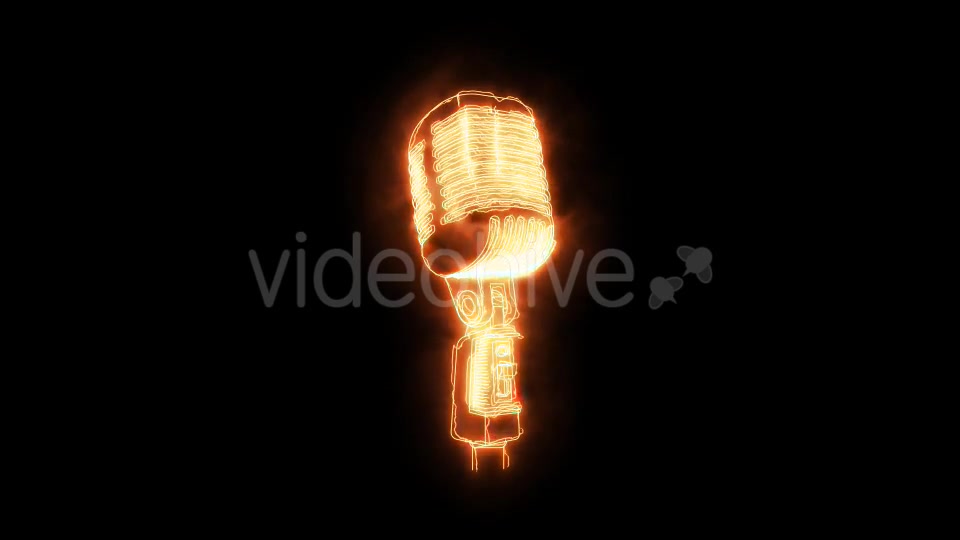 Burning Microphone Videohive 16020912 Motion Graphics Image 4