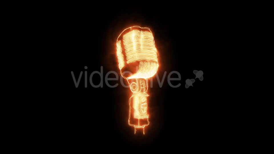 Burning Microphone Videohive 16020912 Motion Graphics Image 5