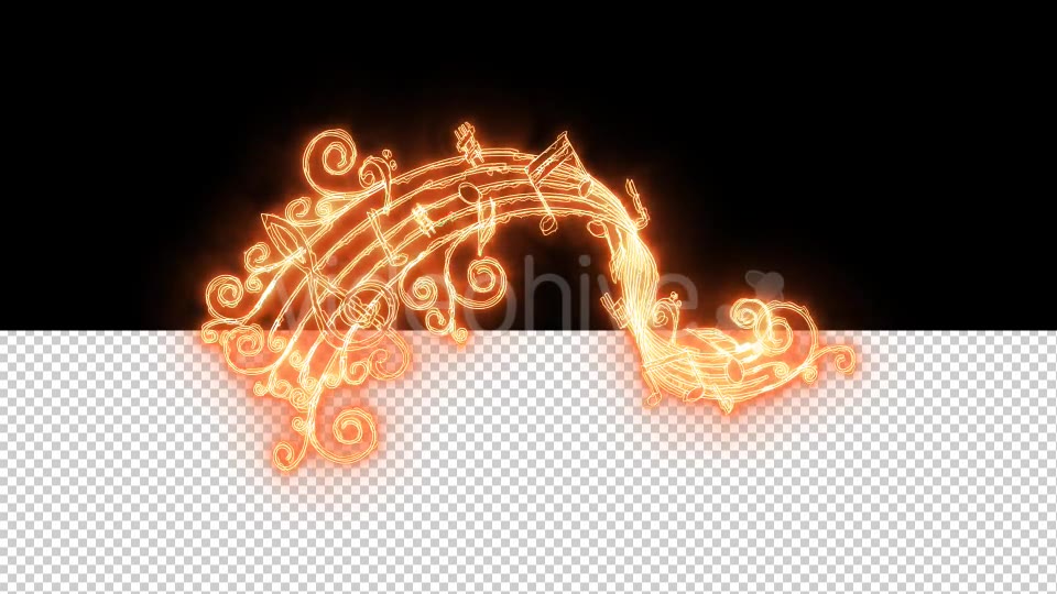 Burning Music Notes Videohive 16286547 Motion Graphics Image 5